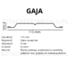 Sztacheta Metalowa | Gaja | Brąz - obrazek 4