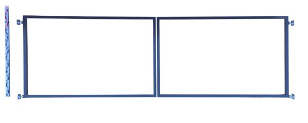 Brama dwuskrzydłowa 40x40x1,5mm (4,04m)