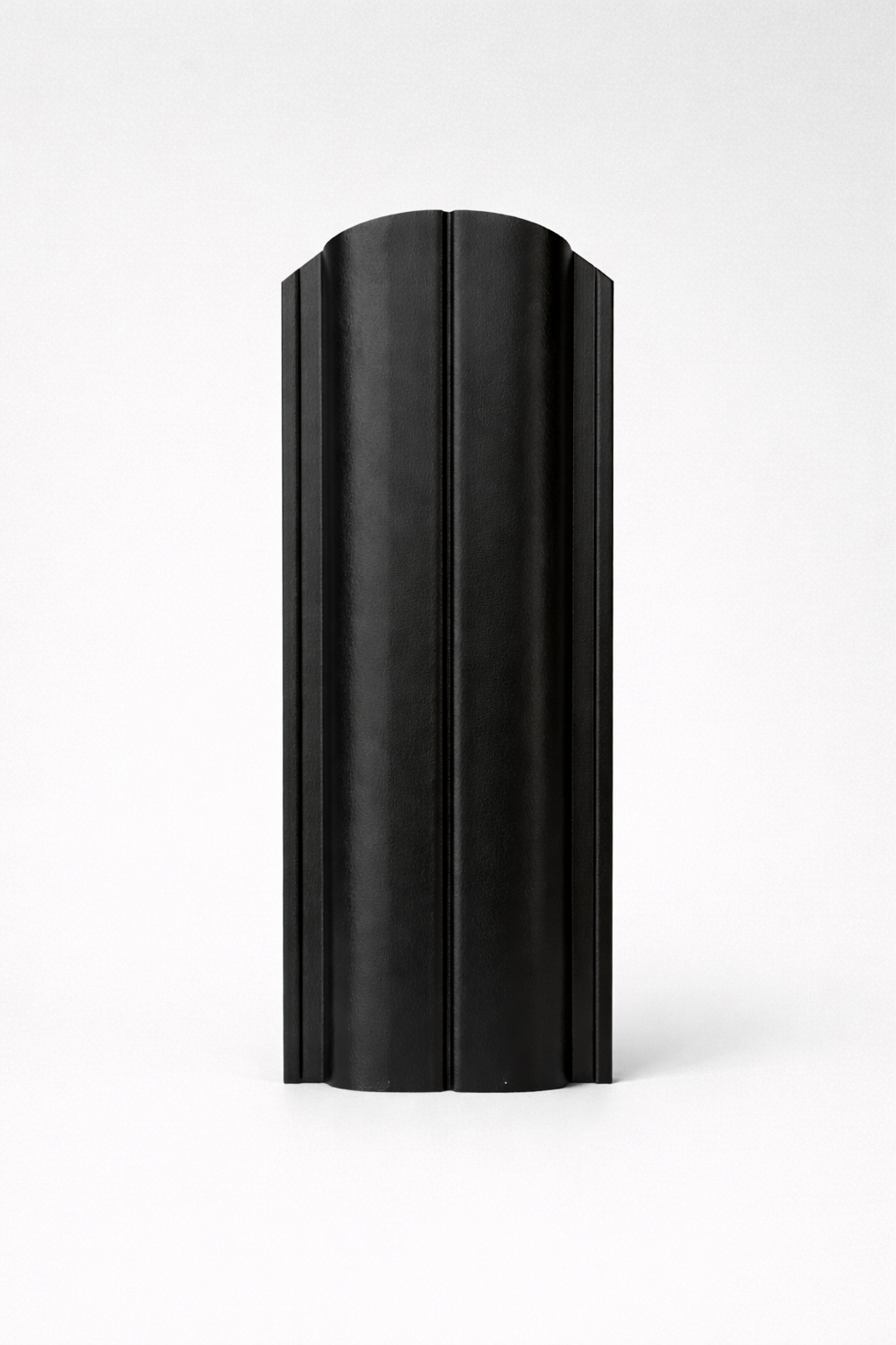 Riva czarny mat — sztacheta metalowa szeroka 17,5 cm